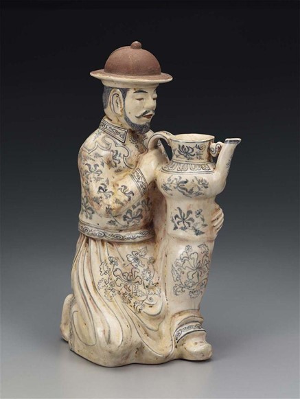 20th century Vietnamese Ew with coban blue . Adapted from MFA Boston.